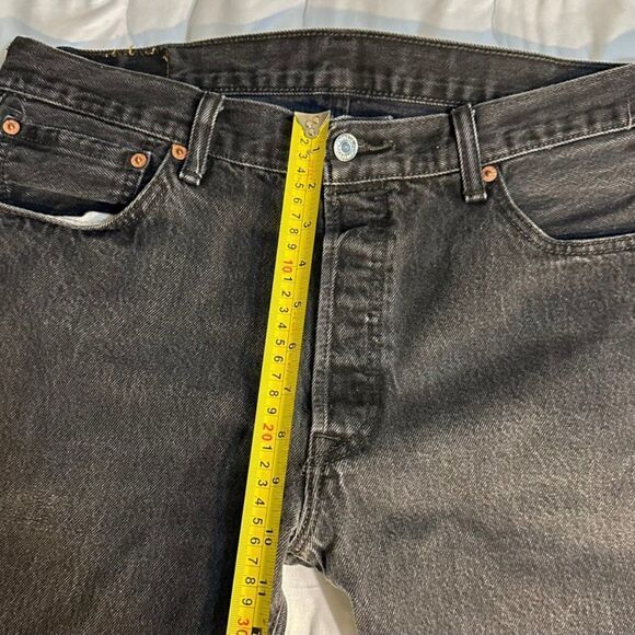 Levi’s 501 Black Jeans Waist 36 Inseam 28 inches - Picture 5 of 16